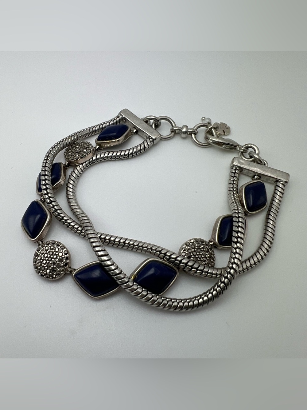 Lucky Brand Lapis Pave Flex Bracelet